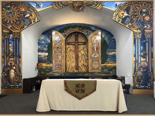 Art Opening for Holy Nativity Altar Piece